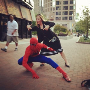 When TypeACon and HeroCon collide on the streets of Charlotte.